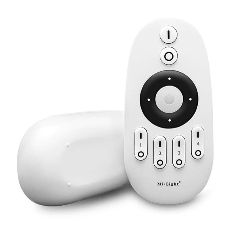 Unité de contrôle pour rubans LED RF unicolores + CCT 4 zones