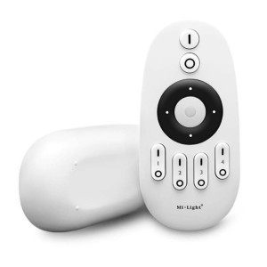 Mando control para tiras LED RF monocolor + CCT 4 zonas