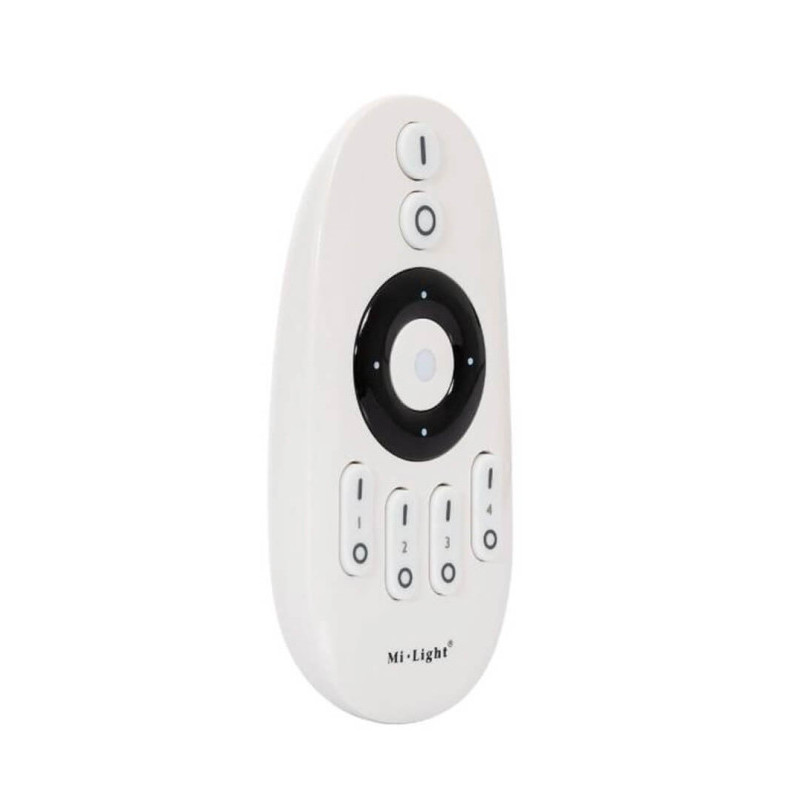 Mando control para tiras LED RF monocolor + CCT 4 zonas