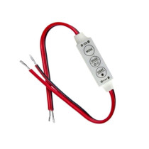 Mini contrôleur dimmable pour bande LED mono-couleur - 12V / 24V DC
