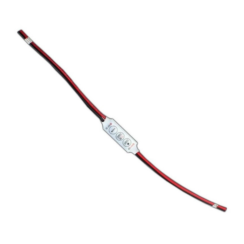 Mini controlador Regulable para tira LED monocolor - 12V / 24V DC