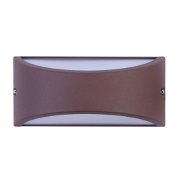 Applique LED d'intérieur ou d'extérieur marron E27