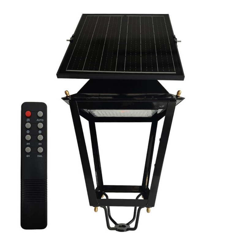 Farola LED villa solar LUMILEDS de acero - 300W