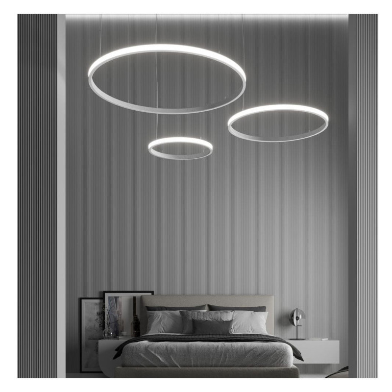Lámpara LED colgante circular - 37W 60cm