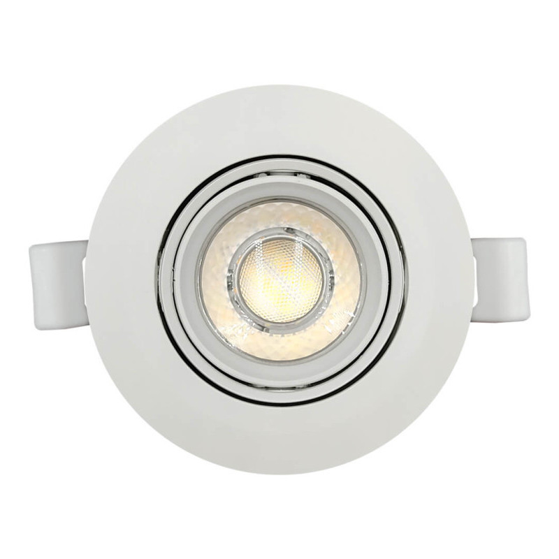 Empotrable LED 7W Circular Blanco - Orientable - CCT Color Seleccionable