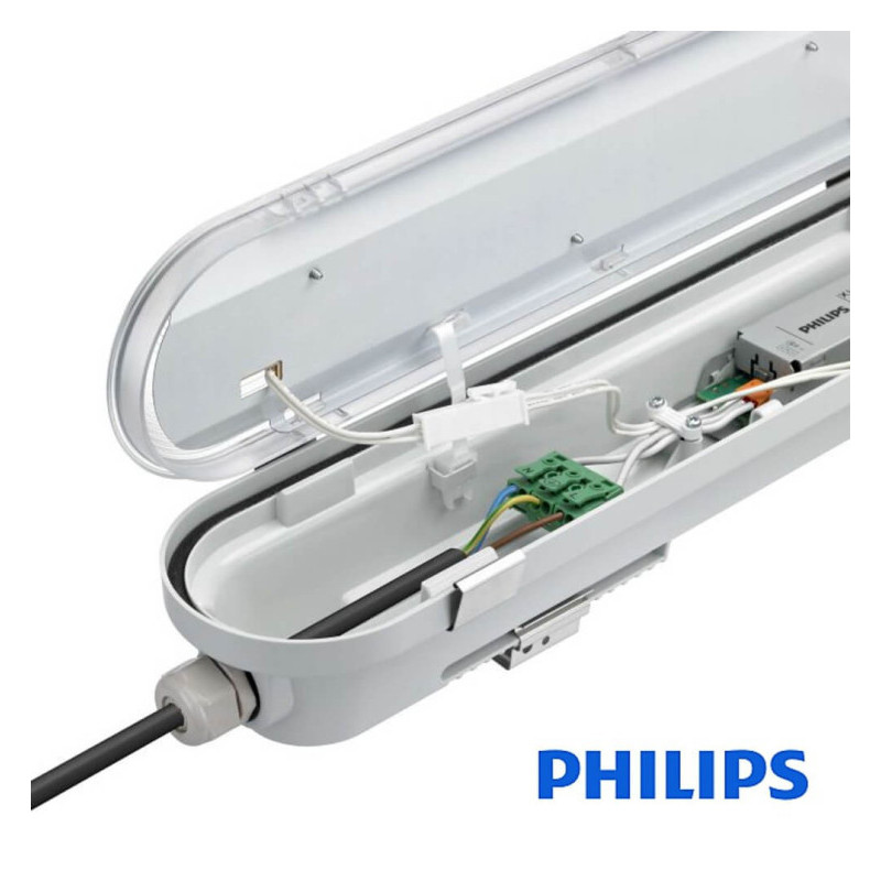 Réglette LED étanche 55W 150cm | Philips CertaDrive | 3CCT | IP65