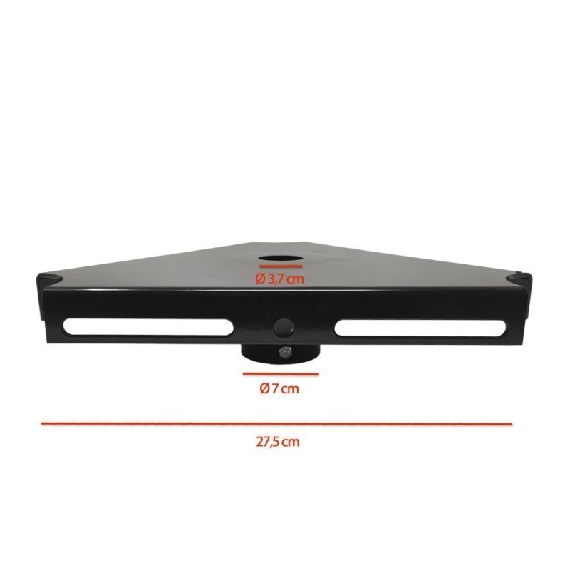 Soporte para 1, 2 o 3 Proyectores para Columna de farola