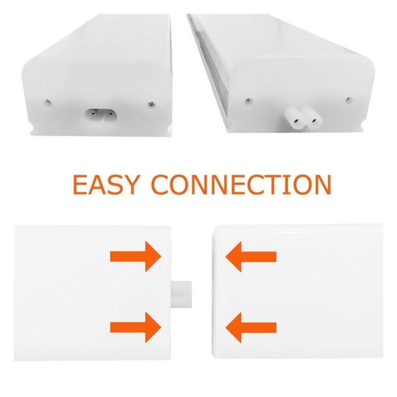 Regleta LED Integrado 40W - OSRAM CHIP - Lineal Continuo - 120Cm