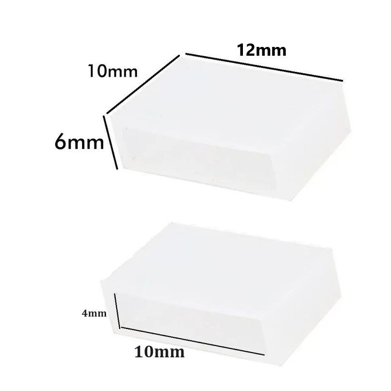 Tapa Final Tira LED - 10mm - 12mm