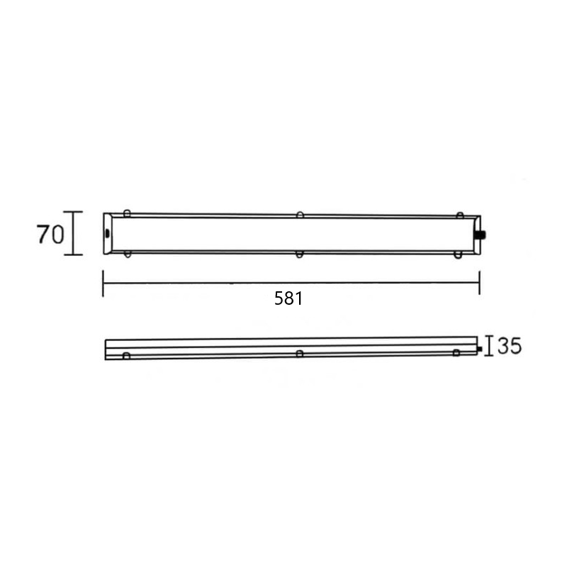 LED Sleep - Artistic - Linear 40W - Osram Chip - Exclusive and customizable ceilings - 120cm