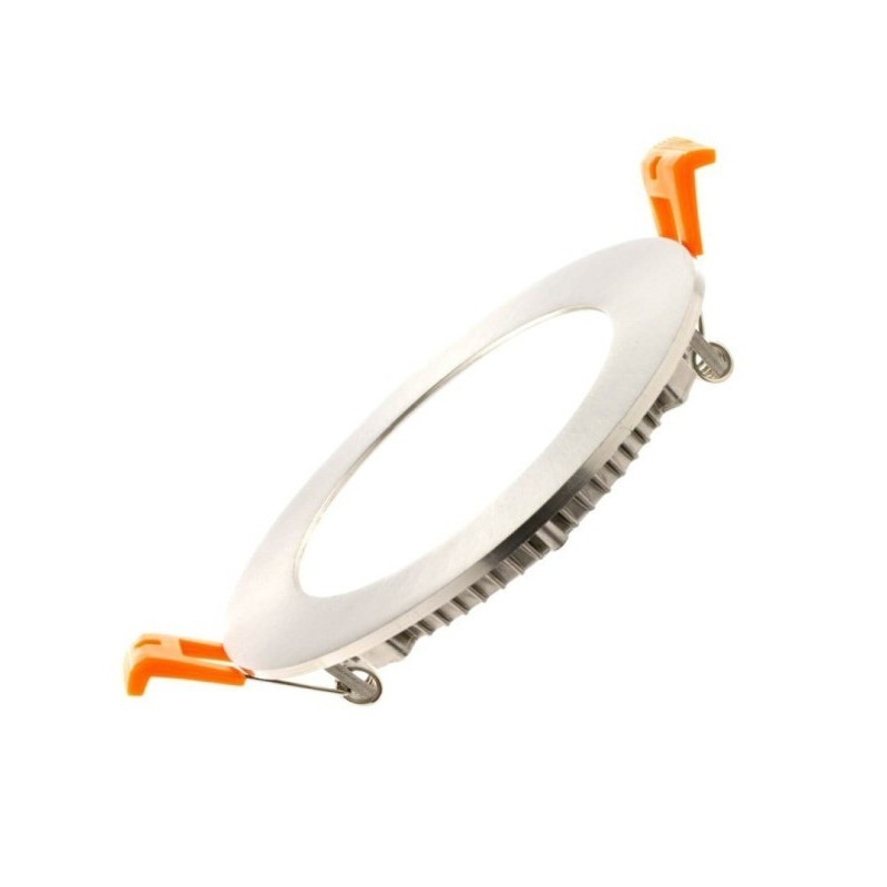 Placa Slim LED Circular 10W Acero Inox - CCT - OSRAM CHIP DURIS E 2835