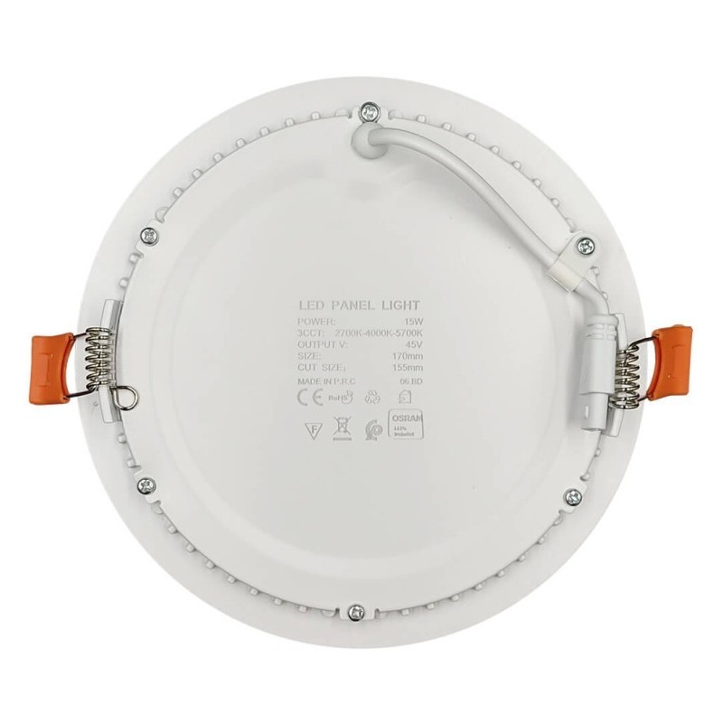 Slim LED plate 15W - CCT - Osram Chip Duris E2835