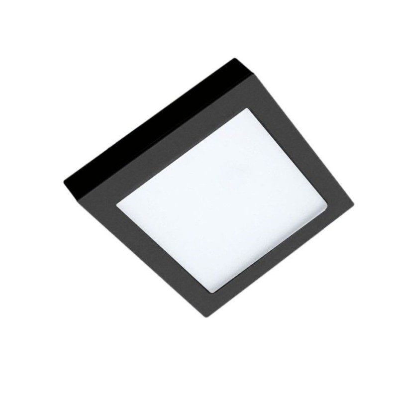 Downlight + LED ceiling - square- Moss black LumiledS - 18W Adjustable - CCT Selectable color