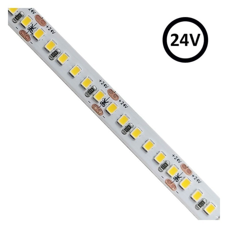 Tira LED 24V | 182xLED/m | 5m | SMD2835 | 11200Lm | 16W/M | IP20