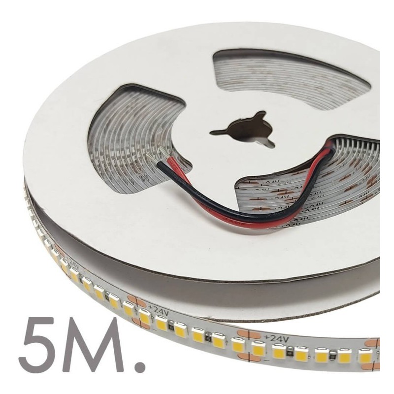 24V LED strip | 180xLED / M | 5m | SMD2835 | 11200lm | 16w / m | Ip20