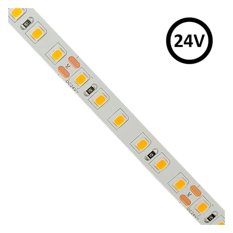 24V LED strip | 120xLED / M | 5m | SMD2835 | 1680lm | 12W / m | Ip20