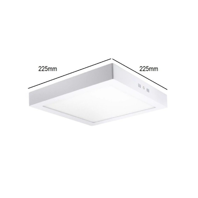 Comprar Plafón LED Superficie Cuadrado 20W - OSRAM CHIP DURIS E 2835