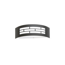 Aplique LED E27 GOTEMBURGO gris Exterior