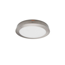 Plafonnier LED 20W Circulaire Inox - CCT - OSRAM CHIP DURIS E 2835