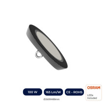 Cloche LED 100W - UFO - OSRAM CHIP DURIS E 2835