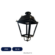 Lampadaire LED Villa Acero 40W-50W - Acier