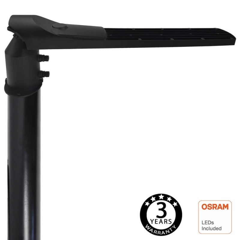 ▷ Farola Led 100W Negra AREA FLEX Orientable OSRAM Chip - Exterior IP65