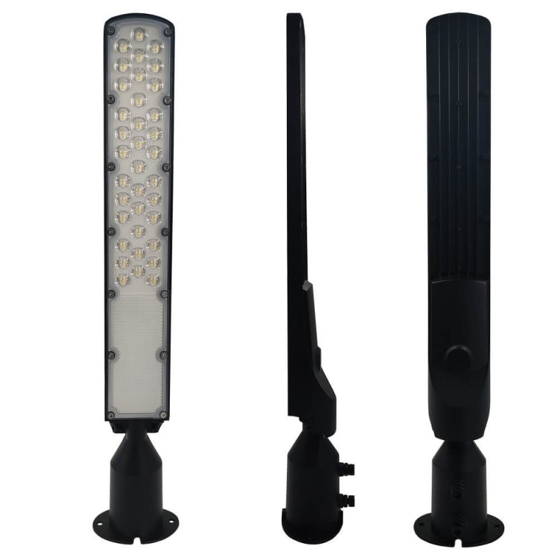▷ 100W Black LED Streetlight AREA FLEX Orientable OSRAM Chip - Outdoor IP65