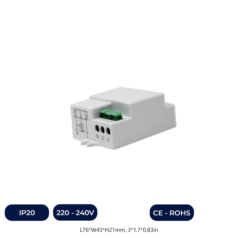 Detector de movimiento radar para LED