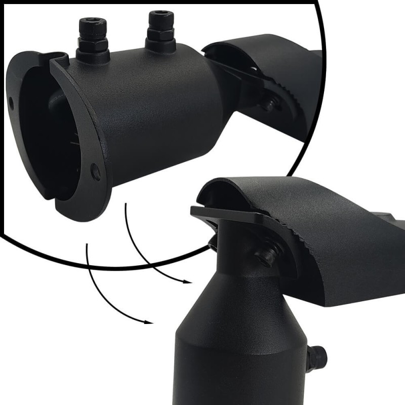 ▷ Farola Led 50W Negra AREA FLEX Orientable OSRAM Chip - Exterior IP65