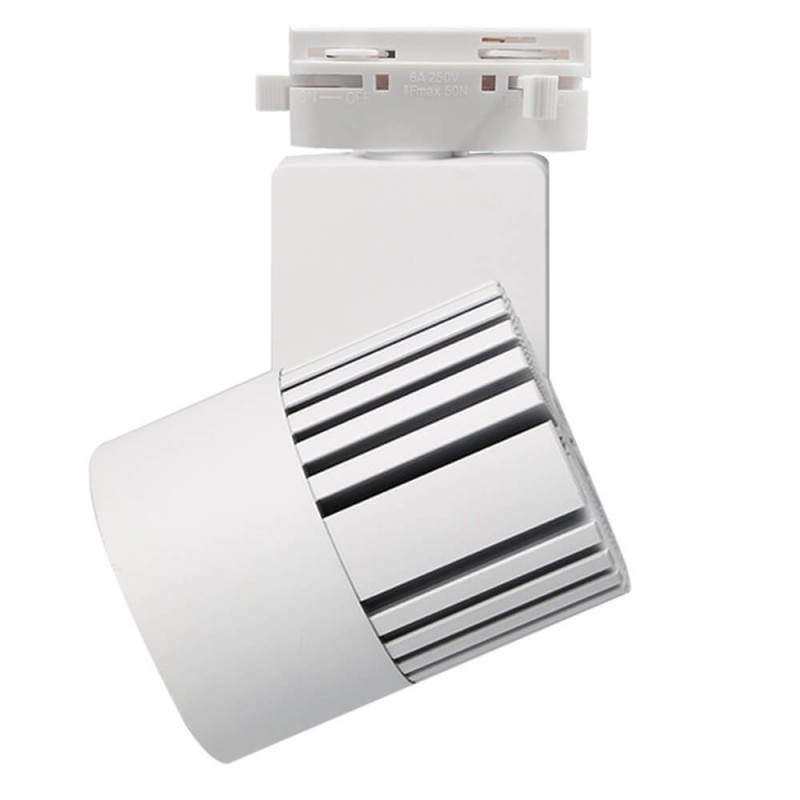 ▷ Spot Led Rail Monophasé GRAZ 40W CRI+98 | Chip Bridgelux | 3CCT