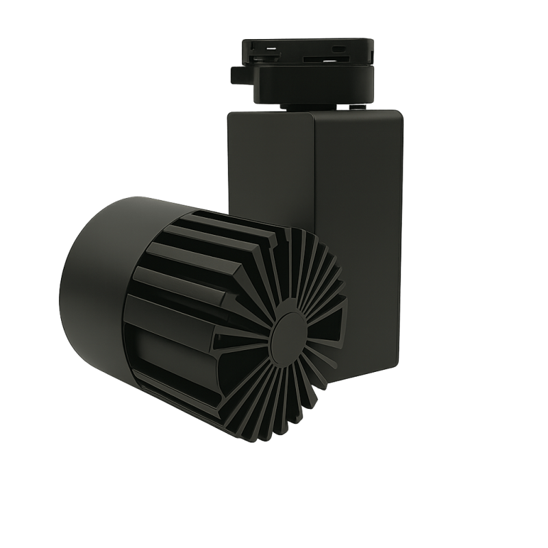 ▷ Comprar Foco Carril Monofásico Negro 40W GRAZ | Luz 3CCT CRI+92