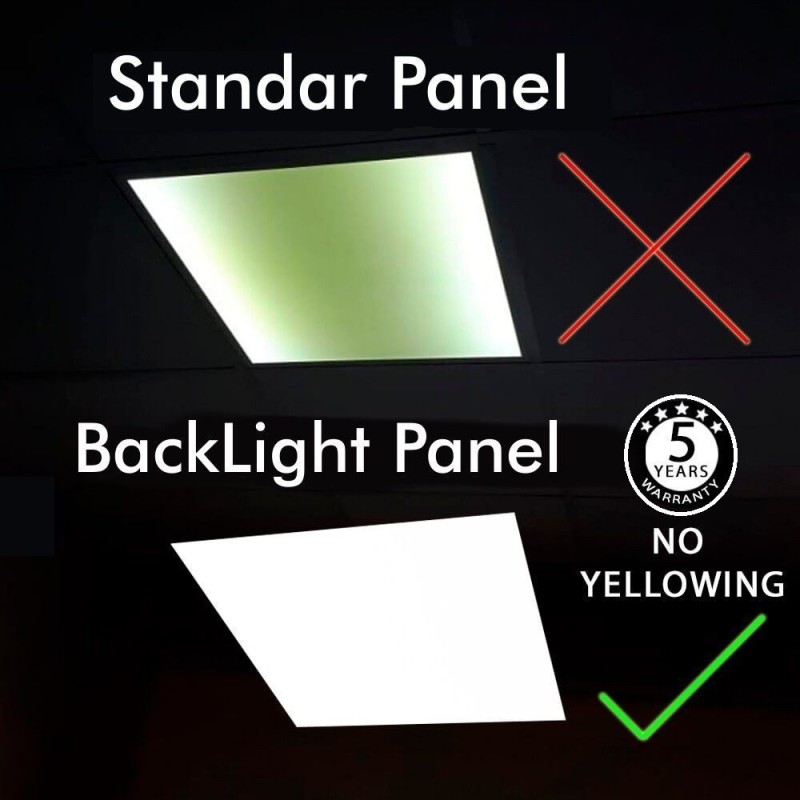 ▷ Pack 10 Dalles LED 60x60 40W Plafonds amovibles | Driver Philips