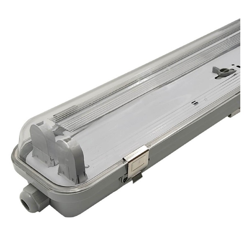 IP65 Stanca Screen For 2 LED Tubes - 120cm