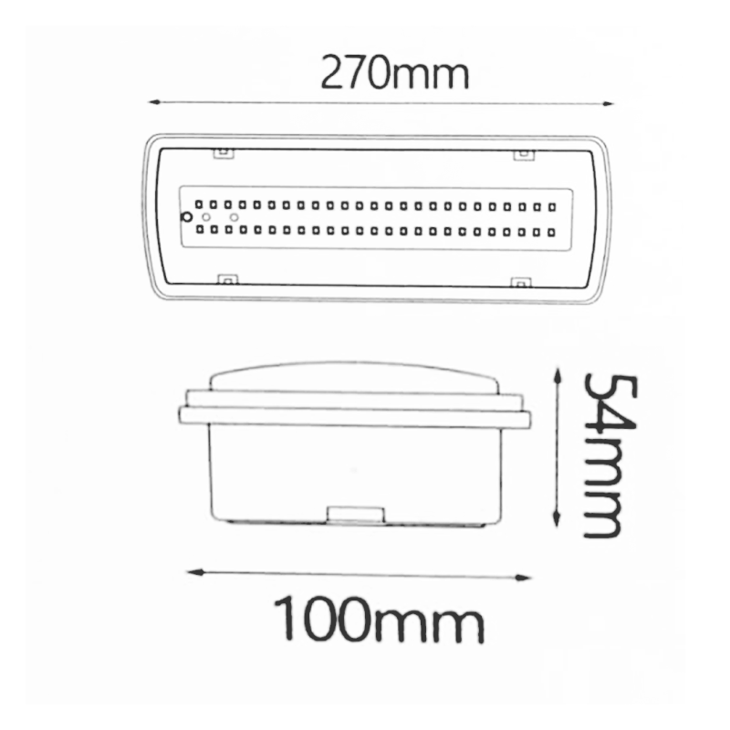 ACHETER Led Urgence 4W +Kit -400lm