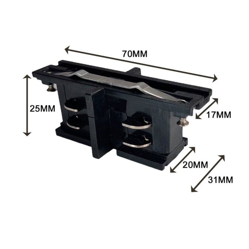 Union DROITE en "I" de la voie triphasée