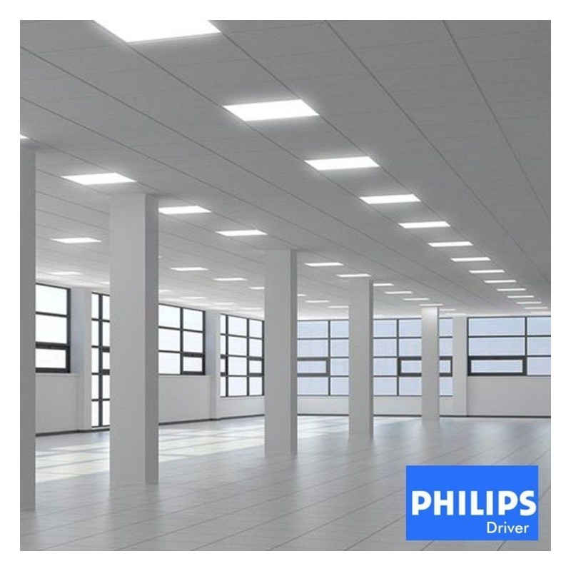 Pack 8 60X60 LED Panel - Slim Frame- 40W - Philips Driver - UGR19 - ENEC05