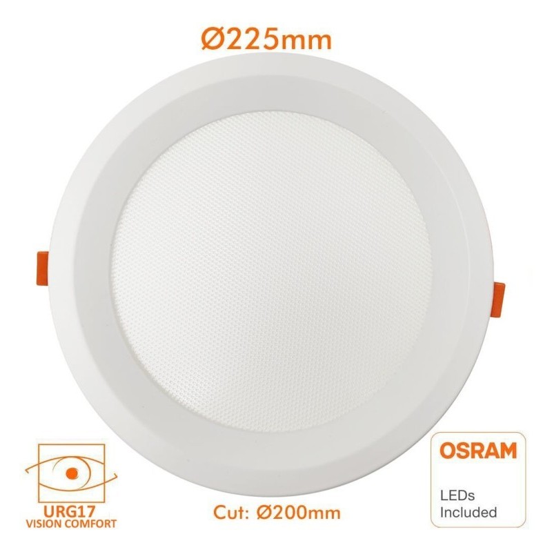 Downlight LED 20W Circular - OSRAM CHIP DURIS E 2835 - CCT - UGR19