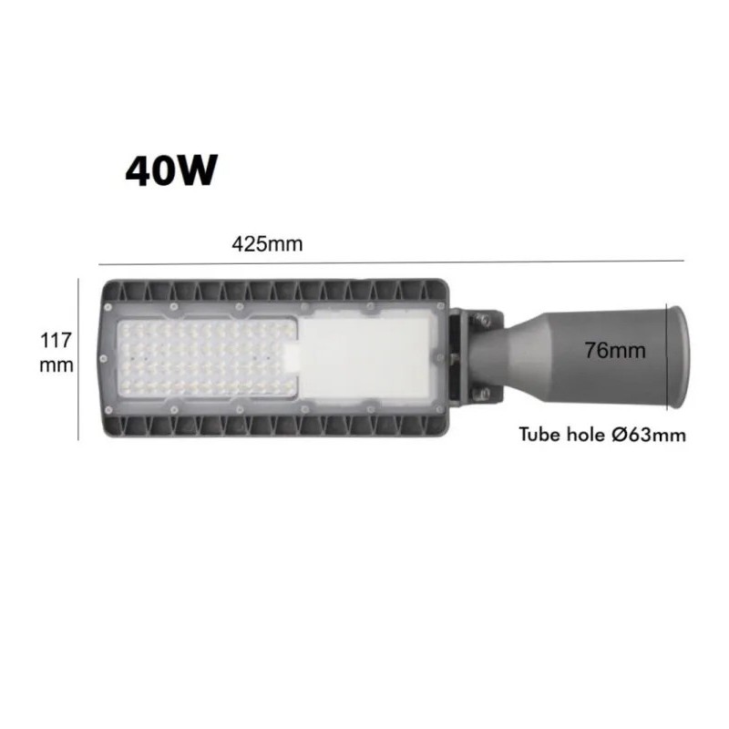 comprar Farola LED 40W HALLEY BRIDGELUX Chip 140lm/W