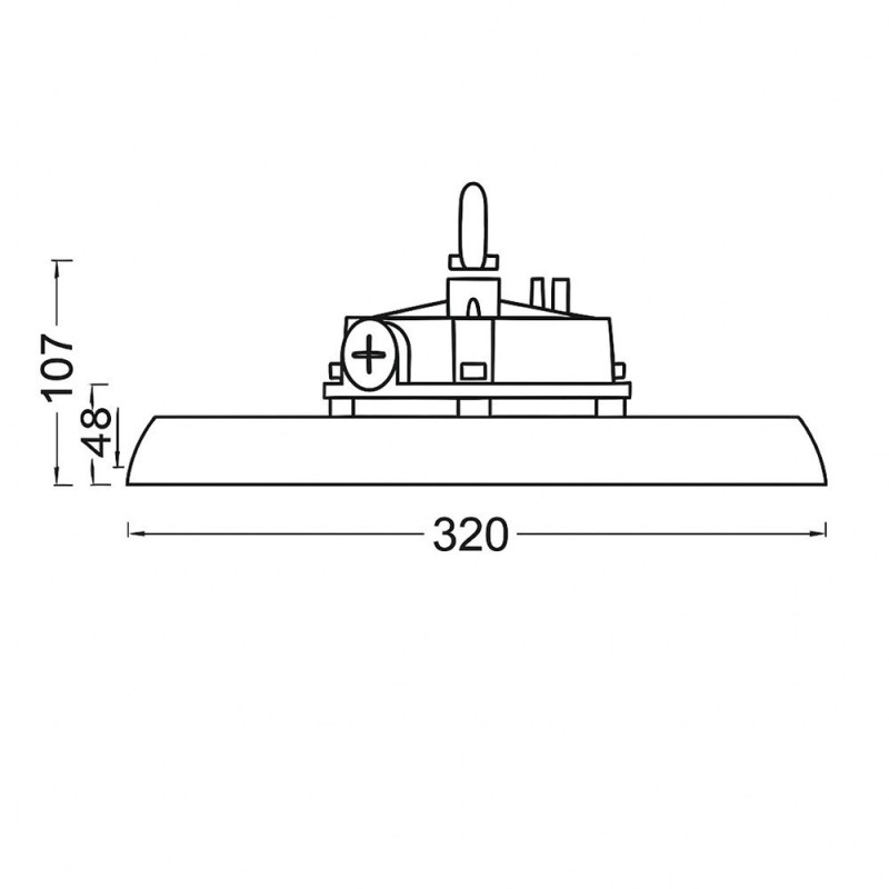 RESERVA MOONLIGHT LED 200W-160W-120W | UFO CAMPANA LED EMPOTRABLE | 3CCT | Driver Philips Xitanium | Dimable 1-10V OP 120°
