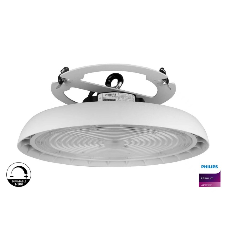 RESERVA MOONLIGHT LED 200W-160W-120W | UFO CAMPANA LED EMPOTRABLE | 3CCT | Driver Philips Xitanium | Dimable 1-10V OP 120°