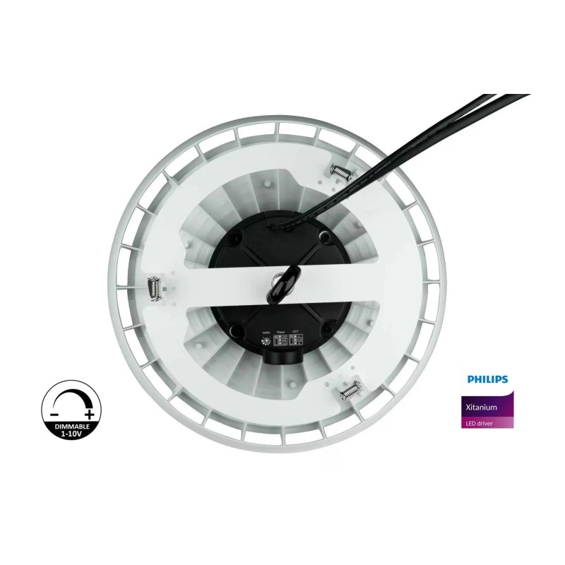 MOONLIGHT LED 200W-160W-120W RESERVE | RECESSED LED UFO CANOPY LIGHT | 3CCT | Philips Xitanium Driver | Dimmable 1-10V