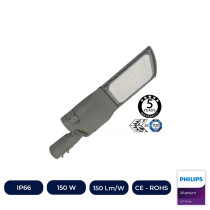 Réverbère LED 150W Philips Driver Programmable SMD5050 240Lm/W