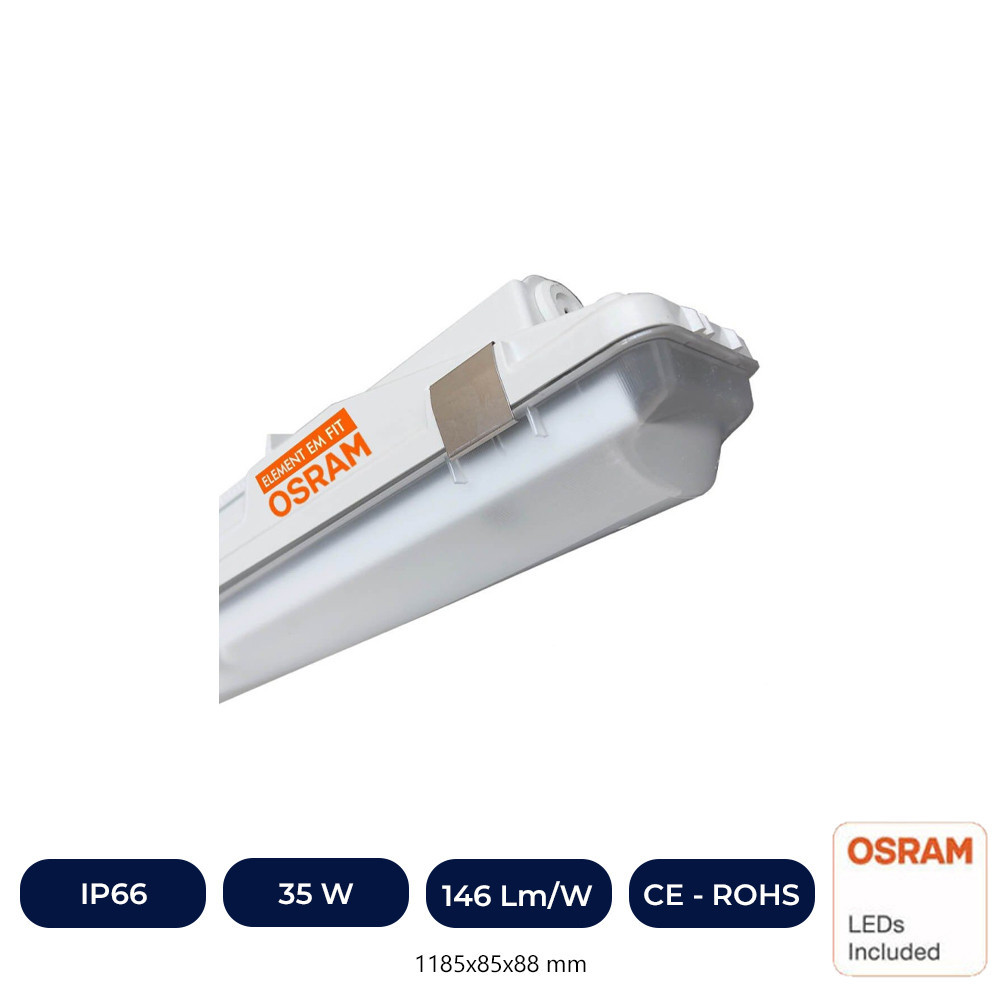 Bande LED Etanche Intégrée - 35W-30W-25W-20W - Driver OSRAM - 120cm