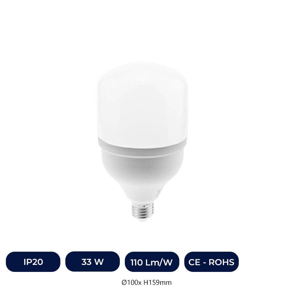 Lampe LED 33W - 3630Lm - E27 - IP20