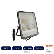 Projecteur extérieur LED 150W - Pro - OSRAM CHIP DURIS E 2835