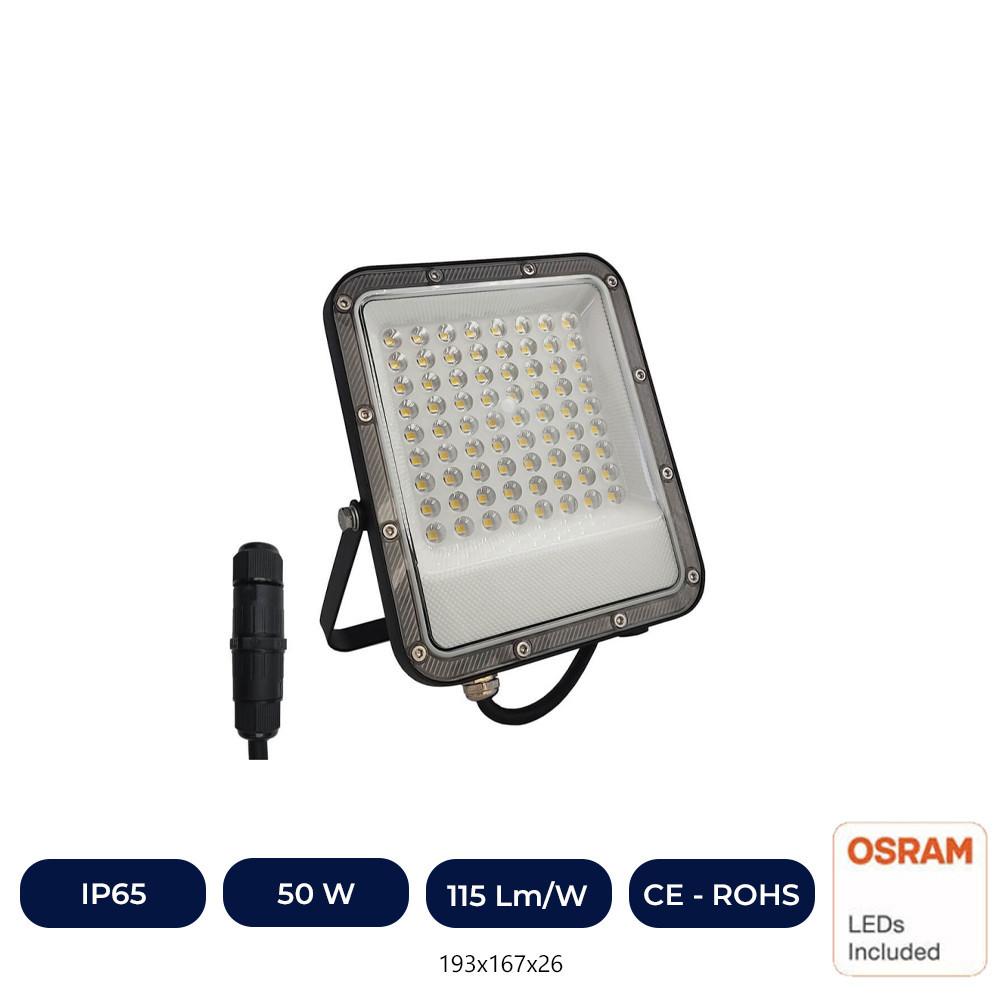 Projecteur extérieur LED 50W - Pro - OSRAM CHIP DURIS E 2835