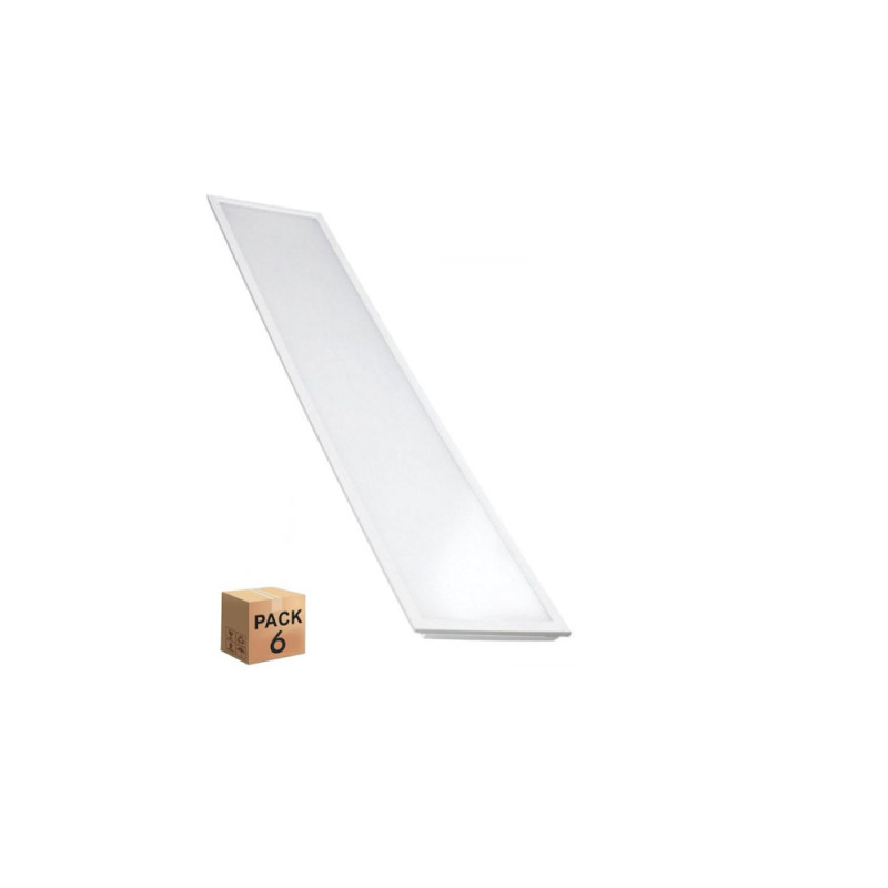 PACK 6 Panel LED 120x30 40W Philips Driver
