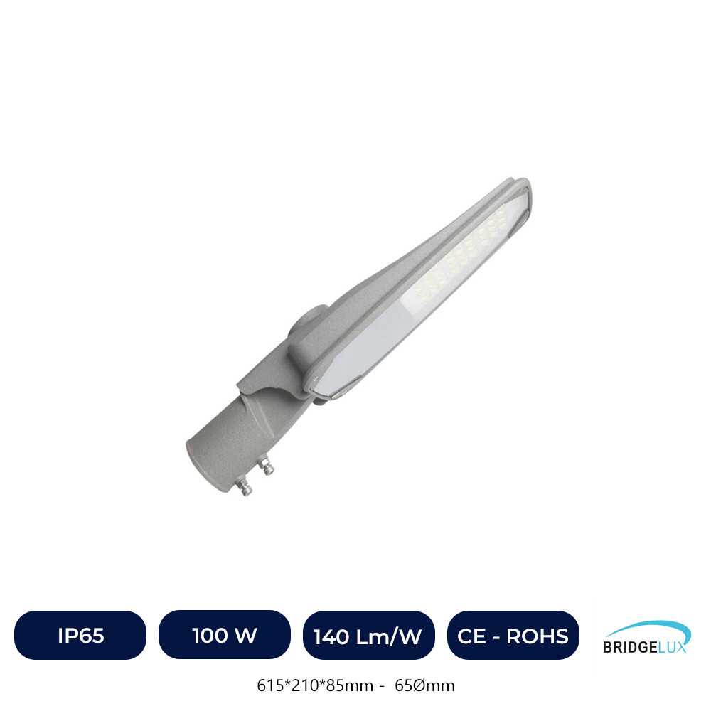 Réverbère LED - 100W - ASKER BRIDGELUX Chip 160lm/W