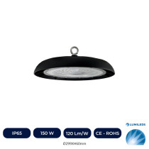 Campana Industrial LED 150W UFO TITAN CHIP LUMILEDS SMD 2835