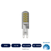 Ampoule LED G9 4,2 W Puce Lumileds